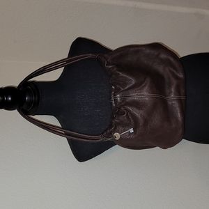 🤎2X HP🤎FOSSIL Brown Leather Shoulder Bag🤎